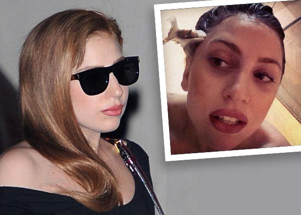 Леди Гага теперь брюнетка